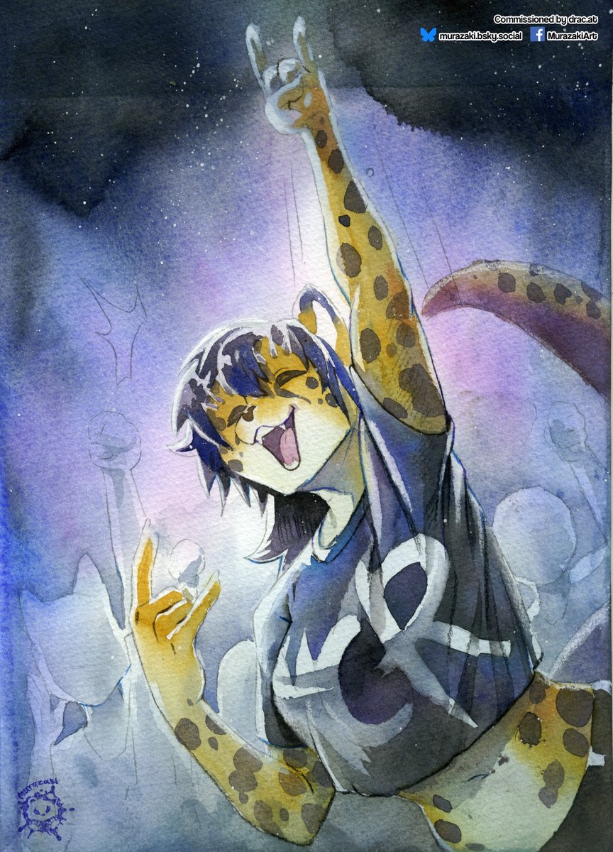 Watercolor sketch illustration done for dracat