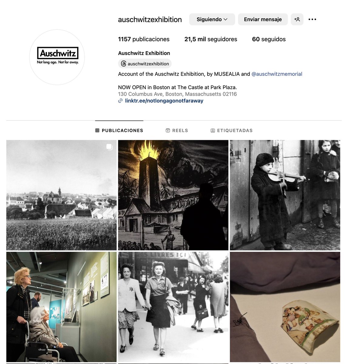 auschwitzxhibit's tweet image. Thank you for following @auschwitzxhibit  and for commenting and sharing our tweets. With this little gesture you help us reaching more people with the knowledge about the history of #Auschwitz and the #Holocaust. 

You can also find us on Instagram ow.ly/2lw530nRdqL