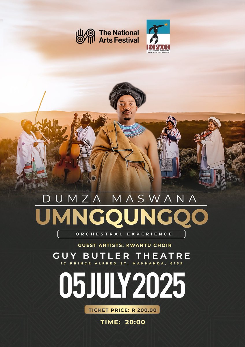 Dumza Maswana (@dumzamaswana) on Twitter photo Looking forward to playing at the <a href="/artsfestival/">NationalArtsFestival</a> this year with my orchestra and Kwantu Choir from Makhanda. Looking forward to playing at the <a href="/artsfestival/">NationalArtsFestival</a> this year with my orchestra and Kwantu Choir from Makhanda.