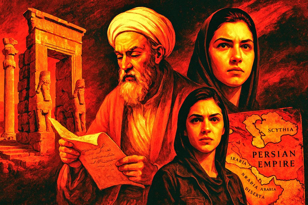 🇮🇷 Un lugar que muchos solo asocian con CONFLICTOS, pero que dio al mundo cosas que hoy ni imaginas.

- Allí nació la poesía.
- Inventaron la universidad.
- Crearon un calendario.

Olvida todo lo que crees saber sobre Irán y prepárate para FLIPAR en serio.

❯❯❯❯ 🧵
