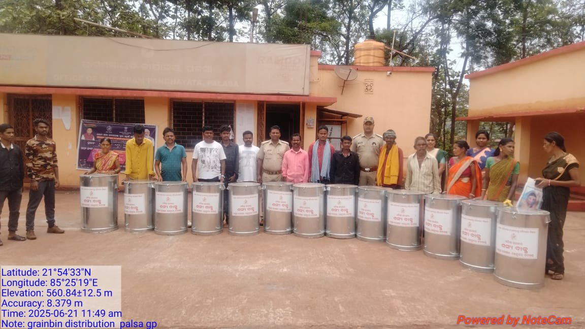 Divisional Forest Officer, Keonjhar (T) (@dfokeonjhar) on Twitter photo Distribution of Grain bins to the households who are and will be affected by Man Elephant conflicts in Barbil and champua range to prevent and mitigate losses due to house raid by elephants
<a href="/CMO_Odisha/">CMO Odisha</a> <a href="/ForestDeptt/">Odisha Forest, Env. and Climate Change Department</a> <a href="/pccfodisha/">PCCF & HoFF Odisha</a> <a href="/PCCFWL_Odisha/">PCCF WL & CWLW, Odisha</a> <a href="/RourkelaRc79045/">RCCF Rourkela</a> <a href="/DistAdmKeonjhar/">District Administration,Keonjhar</a> Distribution of Grain bins to the households who are and will be affected by Man Elephant conflicts in Barbil and champua range to prevent and mitigate losses due to house raid by elephants
<a href="/CMO_Odisha/">CMO Odisha</a> <a href="/ForestDeptt/">Odisha Forest, Env. and Climate Change Department</a> <a href="/pccfodisha/">PCCF & HoFF Odisha</a> <a href="/PCCFWL_Odisha/">PCCF WL & CWLW, Odisha</a> <a href="/RourkelaRc79045/">RCCF Rourkela</a> <a href="/DistAdmKeonjhar/">District Administration,Keonjhar</a>