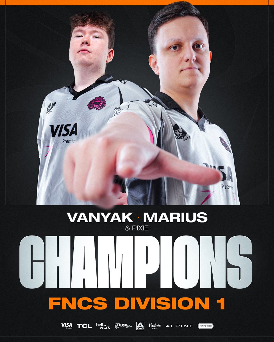 CHAMPIONS DU FNCS DIVISION 1 !!! #M8WIN

Le opps est tellement faible qu’on n’a même pas lancé la dernière game