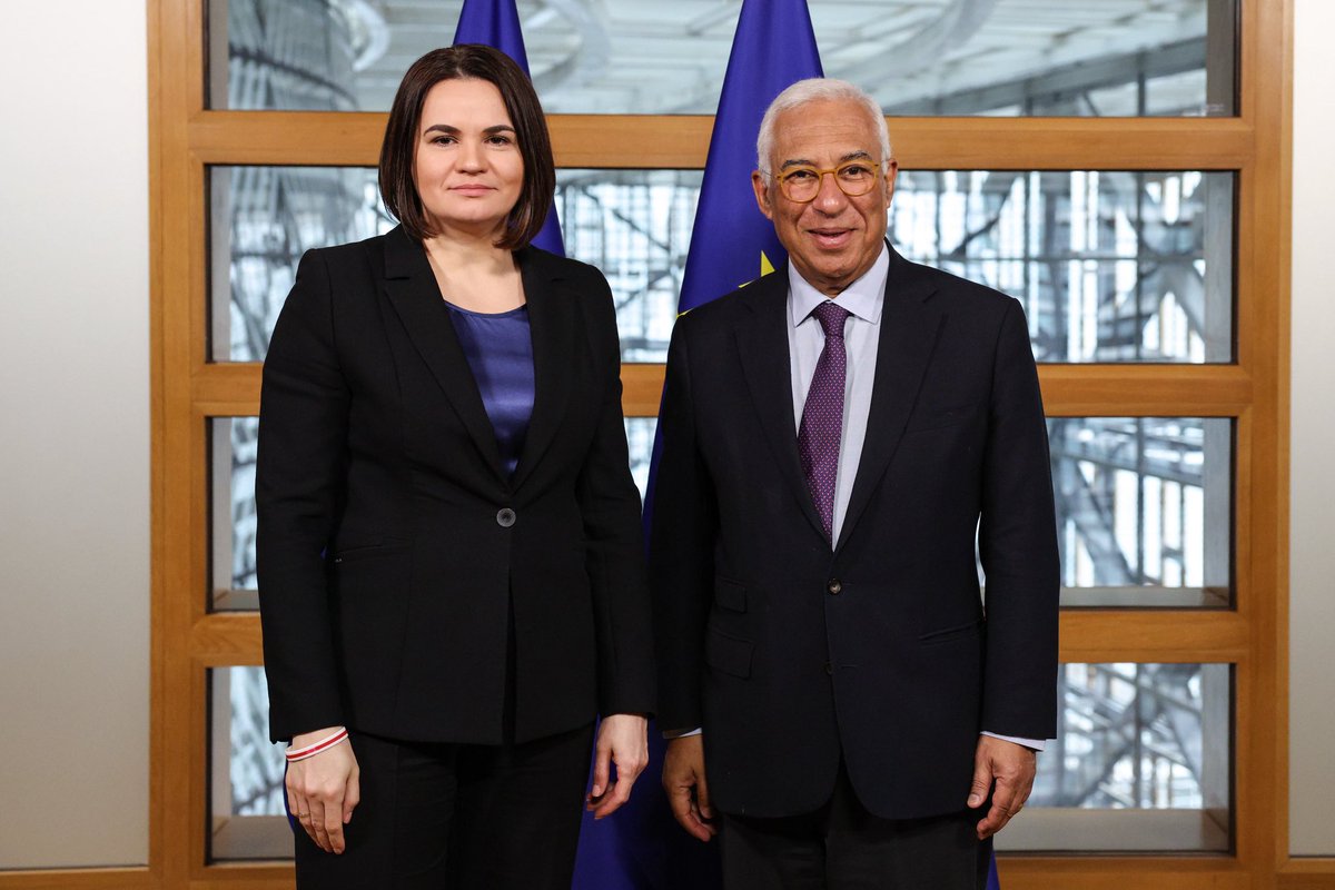 António Costa (@eucopresident) on Twitter photo Very glad to hear about the release of leading pro-democracy activist Sergei Tikhanovsky, along with 13 other political prisoners, in Belarus.
I welcome all international efforts that made this possible — including those by <a href="/generalkellogg/">Keith Kellogg</a>.
The EU stands in solidarity with the Very glad to hear about the release of leading pro-democracy activist Sergei Tikhanovsky, along with 13 other political prisoners, in Belarus.
I welcome all international efforts that made this possible — including those by <a href="/generalkellogg/">Keith Kellogg</a>.
The EU stands in solidarity with the