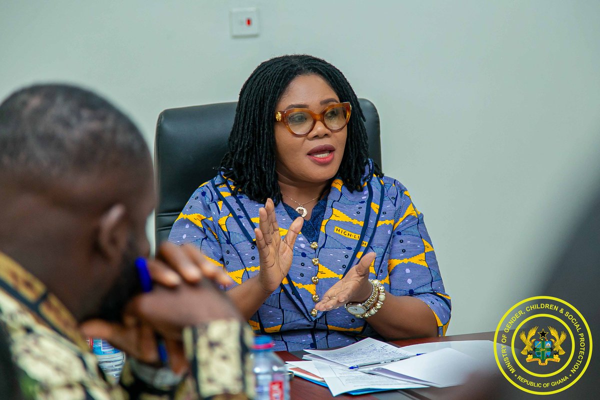 MoGCSP_Ghana's tweet image. A meeting was held between the Ministry and some #DevelopmentPartners to deepen collaboration &amp;amp; support efforts to address vulnerabilities in Ghana.

The meeting sought to explore strategic ways of improving the design, coordination, and financing of #socialprotection programmes.