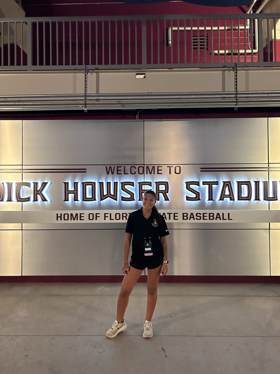 FSUSport's tweet image. Beyond the Sidelines: A Day in the Life of Sport Management undergraduate student Adanya Argote as a Facilities & Event Management Intern βΎ
#FSUSPM #nolesknowsports
