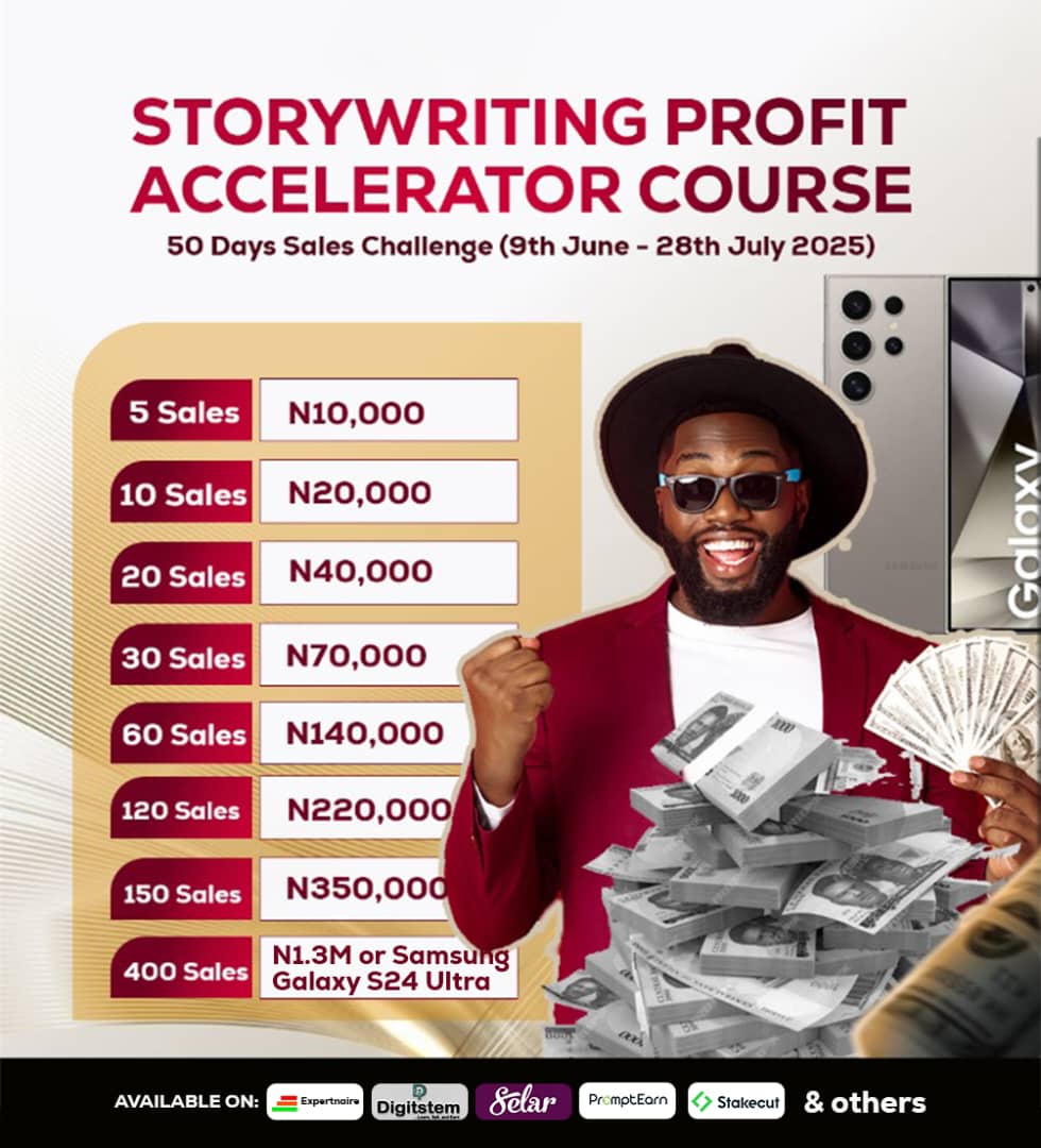 Kunam_Isemin's tweet image. We&apos;re 12/50 Days in already for the ongoing StoryWriting Profit Accelerator #SPACOURSE challenge 

So far, affiliates are not smiling 

Cos they know what&apos;s in it for them

Imagine getting a 60% commission of 18k per sale and still winning any of this...

With just 5sales you…