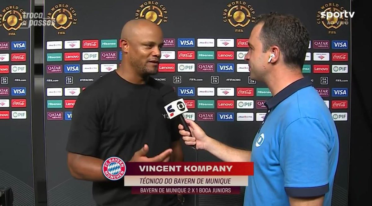 Bayern coach Kompany says he wasn't surprised by Flamengo's 3-1 win over Chelsea: “I'm not surprised. When I saw Danilo and Jorginho on the pitch for Flamengo, I know how talented these guys are, they bring a lot of experience to the team, so I wasn't surprised. South American