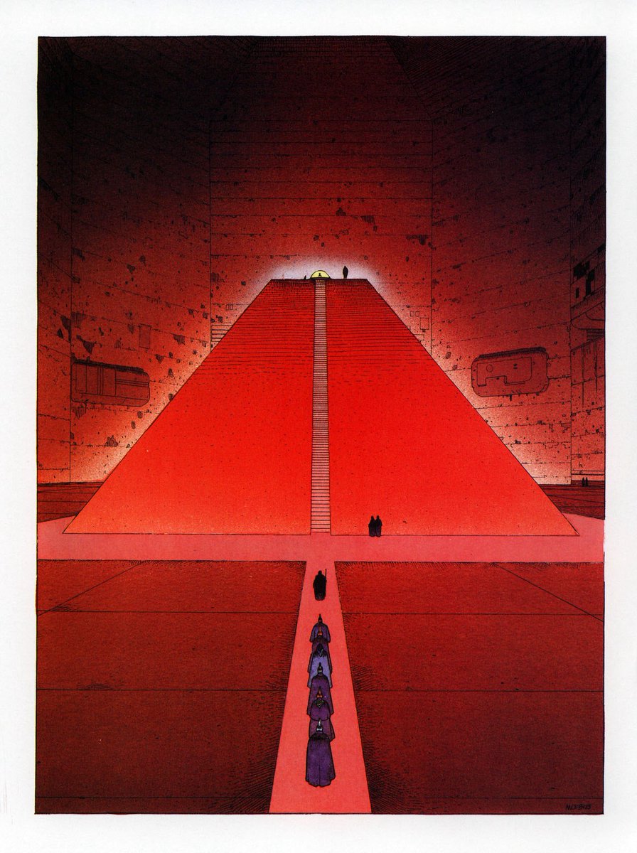 시야를 계속해서 확장지 않으면 
무얼 그리고 싶었는지 잊어버린 채로 흐름 속에 빨려들어가다가 고여버리는 것 같다. 어떤 만화를 그리고 싶은지, 어떤 세계와 미감을 보여주고 싶은지 멈추는 순간이 있어야만 작품에도 그런 공백을 담을 수 있다. 더 좋은 만화를 만들고 싶다..이미지는 장 지로드