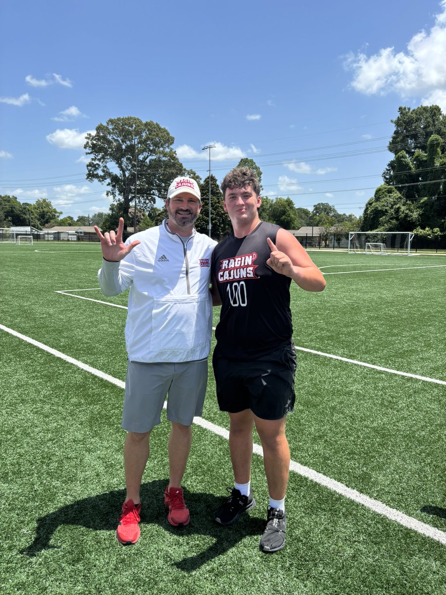 AlstonD26's tweet image. Had a great time at the @RaginCajunsFB OL/DL camp. It was great meeting new coaches and players. I won 7/7 reps on D-line and O-line.
@michaeldes1
@leg12tim
@coachsalgado
@coachSFarmer
@CoachThomas_59
@PjBurkhalter
@ShedrickMckenz2
@On3Recruits
@ElevateRecruits
@jeremycrabtree…