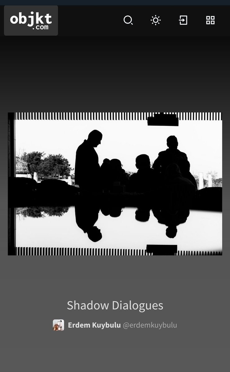 Gn fam ✨

Great news! Shadow Dialogues is on the front page of <a href="/objktcom/">objkt</a> ❗

OE for #reflectez event!

🔗🔽