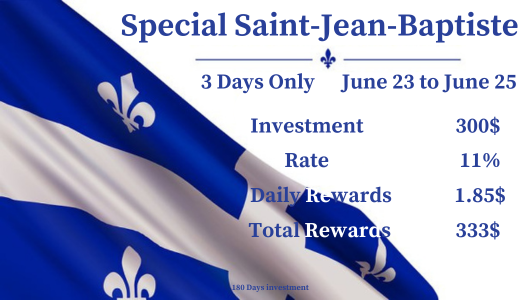 miningnumeric's tweet photo. Saint-Jean-Baptiste Special 2025  
3 Days Only !  
June 23 to June 25
Investment: 300$  
Rate: 11%  
Lifetime: 180 Days  
Daily Rewards: 1.85$  
Total Rewards: 333$   

#CloudMining #Crypto #Reward #Cryptocurrency #Mining #BTC #Investment #investing #cryptomonnaie #PassiveIncome #Altcoin #Bitcoin #memecoin 

https://t.co/TDsOqzEwx3