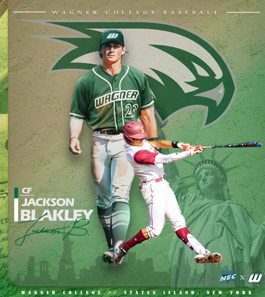 I am excited to announce my commitment to play Division 1 baseball at Wagner College! I want to thank God, my family, coaches, and teammates who have all supported me through this journey. Couldn’t be more grateful for this opportunity. Go Seahawks!💚🫶🏽 #P4L