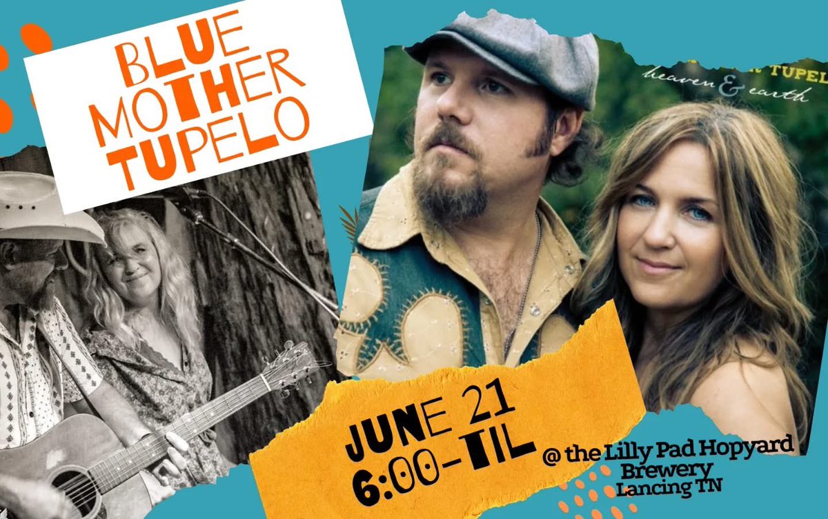 Y’all come if you wanna have a good time because it’s sure to be … ☀️🏕️🏞️🦦🍻🎶 <a href="/bluma2plo/">Blue Mother Tupelo</a> at Lilly Pad Hopyard Brewery in the beautiful #Tennessee hills in #LancingTennessee @ 6:30pm!