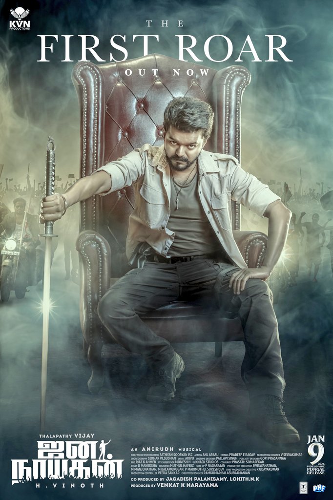 How's the First Roar? 🔥🔥🔥🔥 

#HBDThalapathyVijay #JanaNayagan  
#JanaNayaganTheFirstRoar