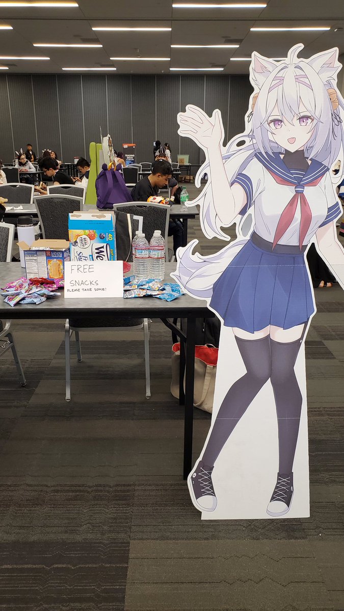 SpeedHunter020's tweet image. Day 2 to of #OffKaiGen4
Prime Filian is all out of ribbons! But feel free to take some snacks! Welch's, Skittles, Pop tarts, and even some water! All things Filian enjoys!
#FilianAtOffKai