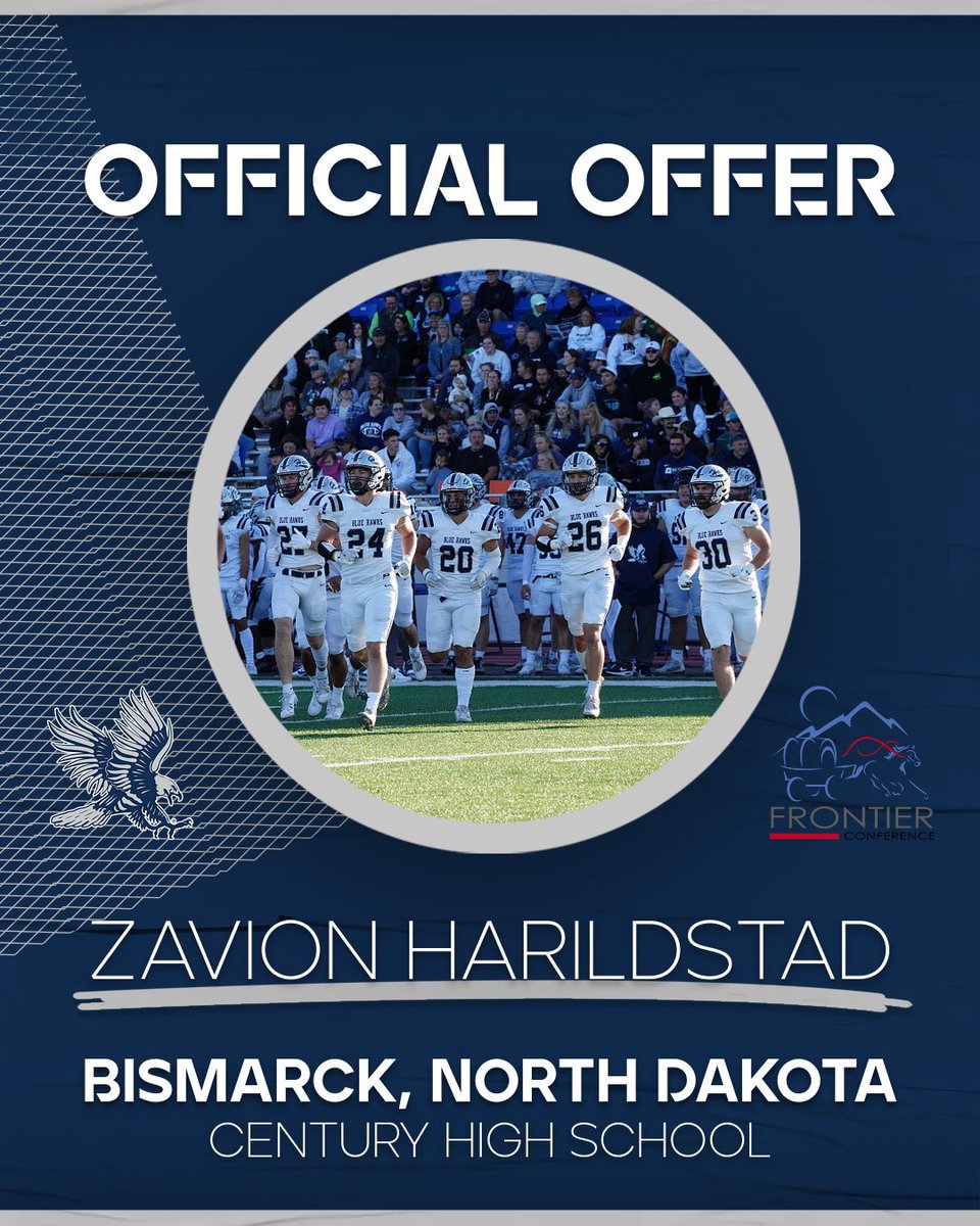 Zavion Harildstad (@zharildstad07) on Twitter photo After a great conversation with <a href="/JasonThier/">Coach Jason Thier 🏈</a>, I’m excited to announce that I have a scholarship offer to <a href="/BlueHawkFB/">Dickinson State Football</a>! Thanks for the opportunity! #AGTG After a great conversation with <a href="/JasonThier/">Coach Jason Thier 🏈</a>, I’m excited to announce that I have a scholarship offer to <a href="/BlueHawkFB/">Dickinson State Football</a>! Thanks for the opportunity! #AGTG