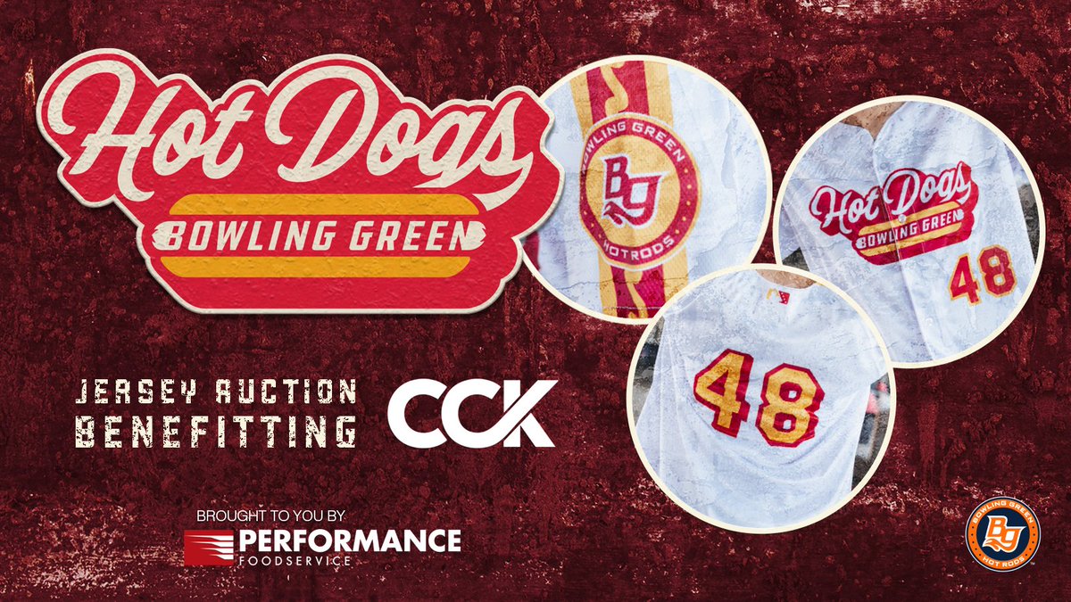 Don't miss your opportunity to bid on a Hot Dog game-worn jersey tonight in their final appearance!! Our jersey auction will take place behind home plate.

All proceeds will benefit the Center for Courageous Kids.

🎟️ bit.ly/3HC6KCC

#RevItUp | #MiLB