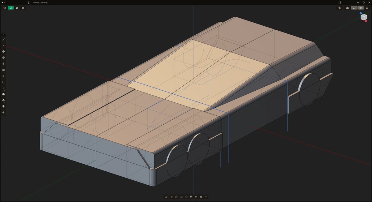 wip.
#plasticity #3dmodelling #automotive #car #scifiart