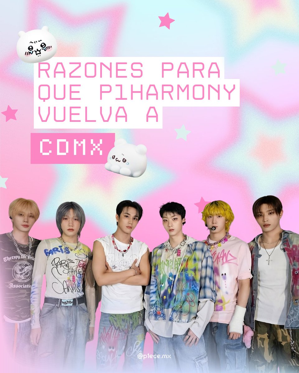P1eceMx's tweet photo. Razones para que P1harmony vuelva a CDMX 🩷
P1ece ayúdanos a qué esto sea posible demostrando nuestras ansias de que CDMX sea incluido en el tour con los #MOSTWANTEDINCDMX y #P1HARMONYinCDMX 🧩✨ https://t.co/G363jjofut