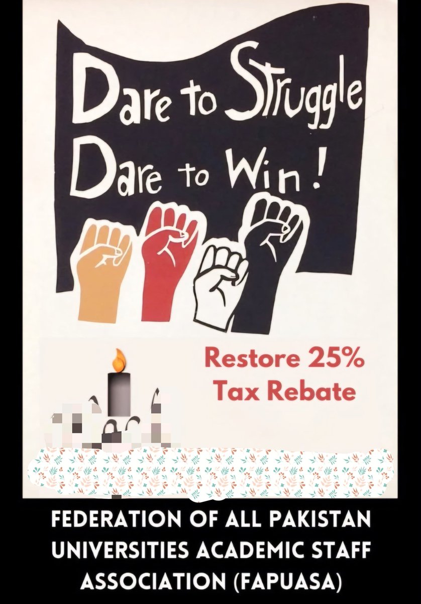 Its a struggle for the higher education sector. The tax rebate was an honor for researchers. We want it back to retain our best minds inland. 

#Restore_Tax_Rebate
