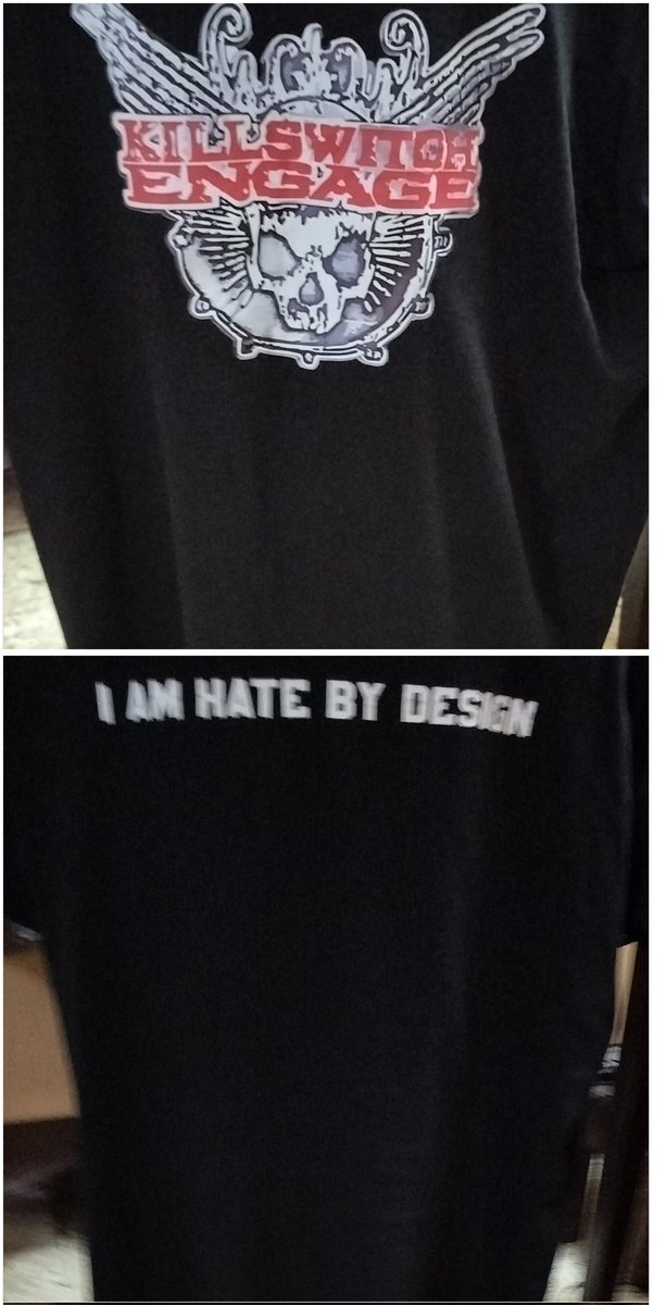 GilgemishM's tweet photo. Yeah! One more addition to concert T collection.
How many do you have?
@kseofficial #HateByDesign #Metalcore https://t.co/4AWJ8zeEe5