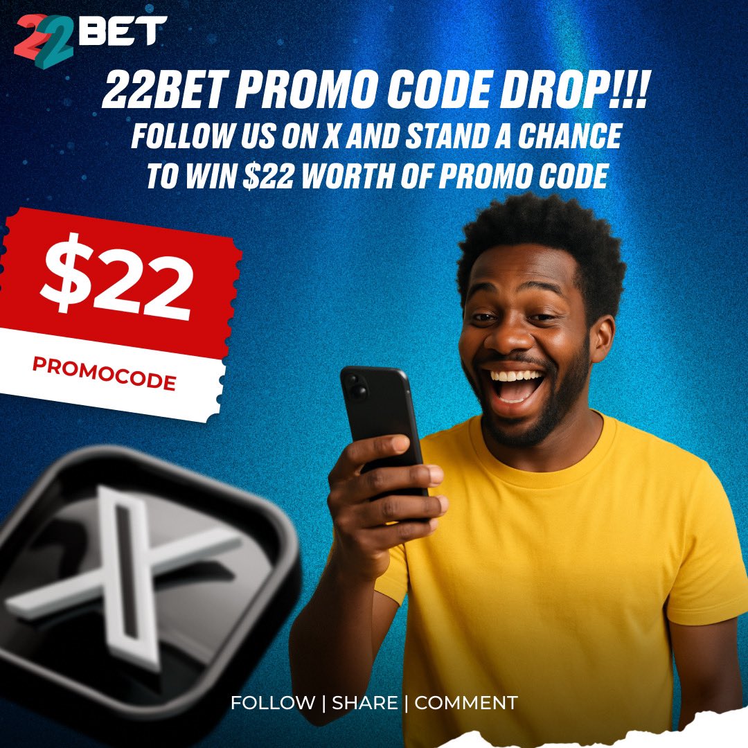 QueenLovee0's tweet photo. π GIVEAWAY TIME! π
Weβre giving away $22 promo codes to random lucky followers! π€π₯
Hereβs how to enter:
β
Follow us on X
β
Tag 2 friends in the comments
β
Share screenshot proof
β
Use hashtag #22BetPromocode
Winners will be chosen at random and announced on 23rd Monday ποΈ β donβt miss out! π₯
#22BetAlwaysPays #Giveaway #22Bet #PromoCode #BetAndWin
