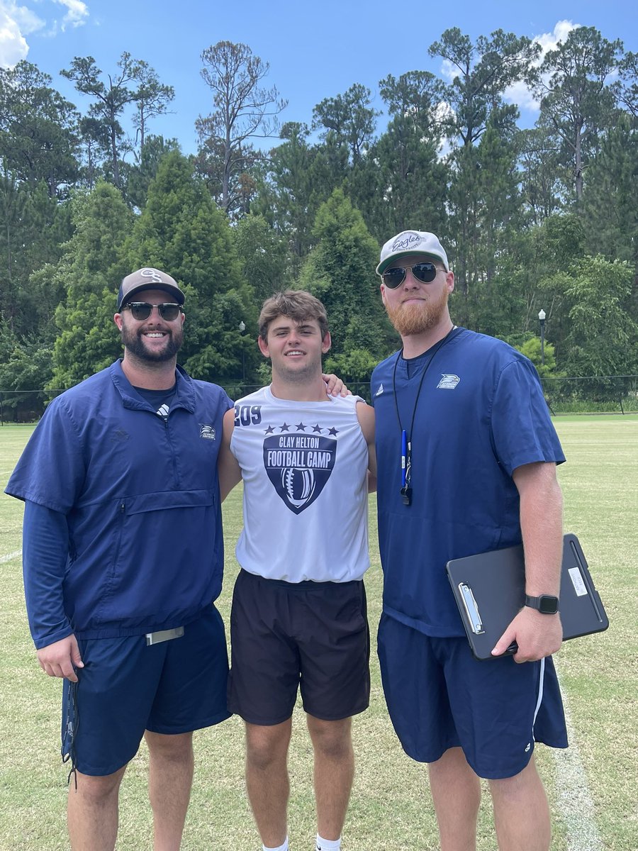 Blake Thomas (@blakethomasls) on Twitter photo After a great camp and conversation with <a href="/CoachBWilson_/">Blake Wilson</a> and <a href="/Coach_ABeck/">Anthony Beck II</a> I am blessed to receive an offer from <a href="/GSAthletics_FB/">Georgia Southern Football</a>!
<a href="/HKA_Tanalski/">Adam</a> <a href="/VieraHawks/">Viera Hawks Football</a> <a href="/coachtgulla/">Tony Gulla</a> After a great camp and conversation with <a href="/CoachBWilson_/">Blake Wilson</a> and <a href="/Coach_ABeck/">Anthony Beck II</a> I am blessed to receive an offer from <a href="/GSAthletics_FB/">Georgia Southern Football</a>!
<a href="/HKA_Tanalski/">Adam</a> <a href="/VieraHawks/">Viera Hawks Football</a> <a href="/coachtgulla/">Tony Gulla</a>