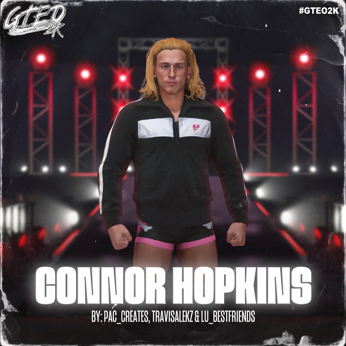 Connor Hopkins is available NOW in #WWE2K25 for PS5 and Xbox Series X|S‼️

Brought to you by #GTEO2K
Collab with <a href="/travisalekz/">Travis Alekz</a>
Moveset by <a href="/LU_BestFriends/">Paige Turner</a> 
Graphic: <a href="/henry_finch/">Henry Finch · (ヘンリー・フィンチ)</a>

Tags: PacCreates, TravisA, GTEO2K

Download him now and follow <a href="/GTEO2K/">GTEO</a> for more content!