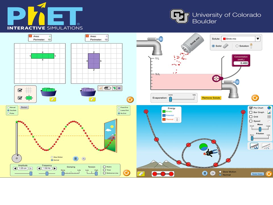 lisdtechtips's tweet image. Make science &amp;amp; math click with PhET Interactive Simulations! Explore free, hands-on virtual labs for physics, chemistry, biology, and more. Great for demos, student exploration, or flipped classrooms!  #ToolTimeTuesday
Use&amp;gt; phet.colorado.edu
Learn&amp;gt; youtu.be/w4xtJDthnd4?si…