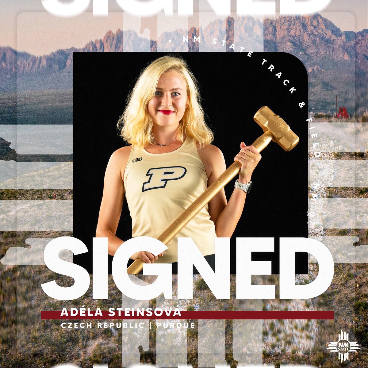 +1 to our squad! 💪

Join us in wishing Adéla Steinsová to the team! 🤠

#AggieUp
