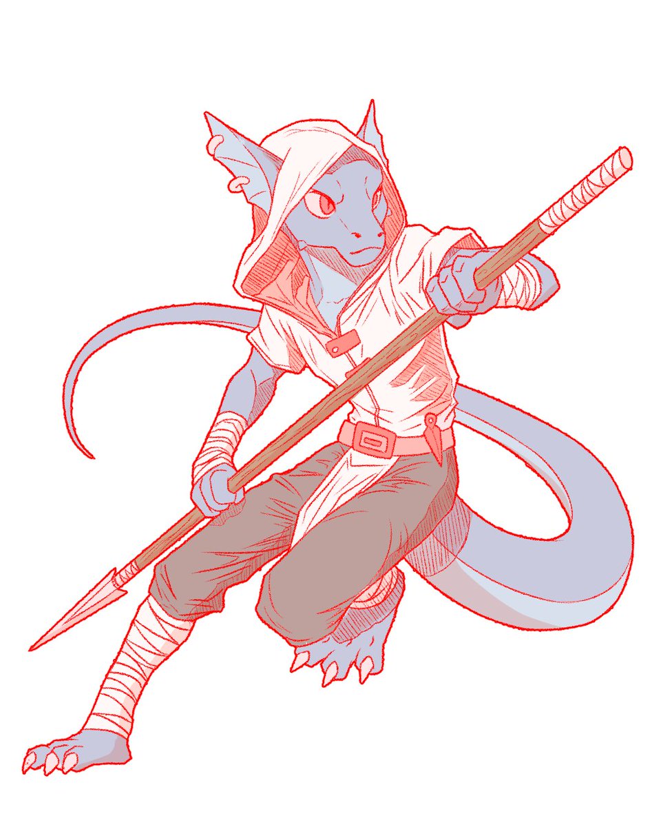 silvaliya's tweet image. Meet Raxan, my Shadow Monk Kobold. He&apos;s small but he&apos;s a bully! hahaha

I take advantage of this tweet to tell you that I had to close the direct messages because of the bots of this social network. If you want to talk to me you have Telegram or bsky.