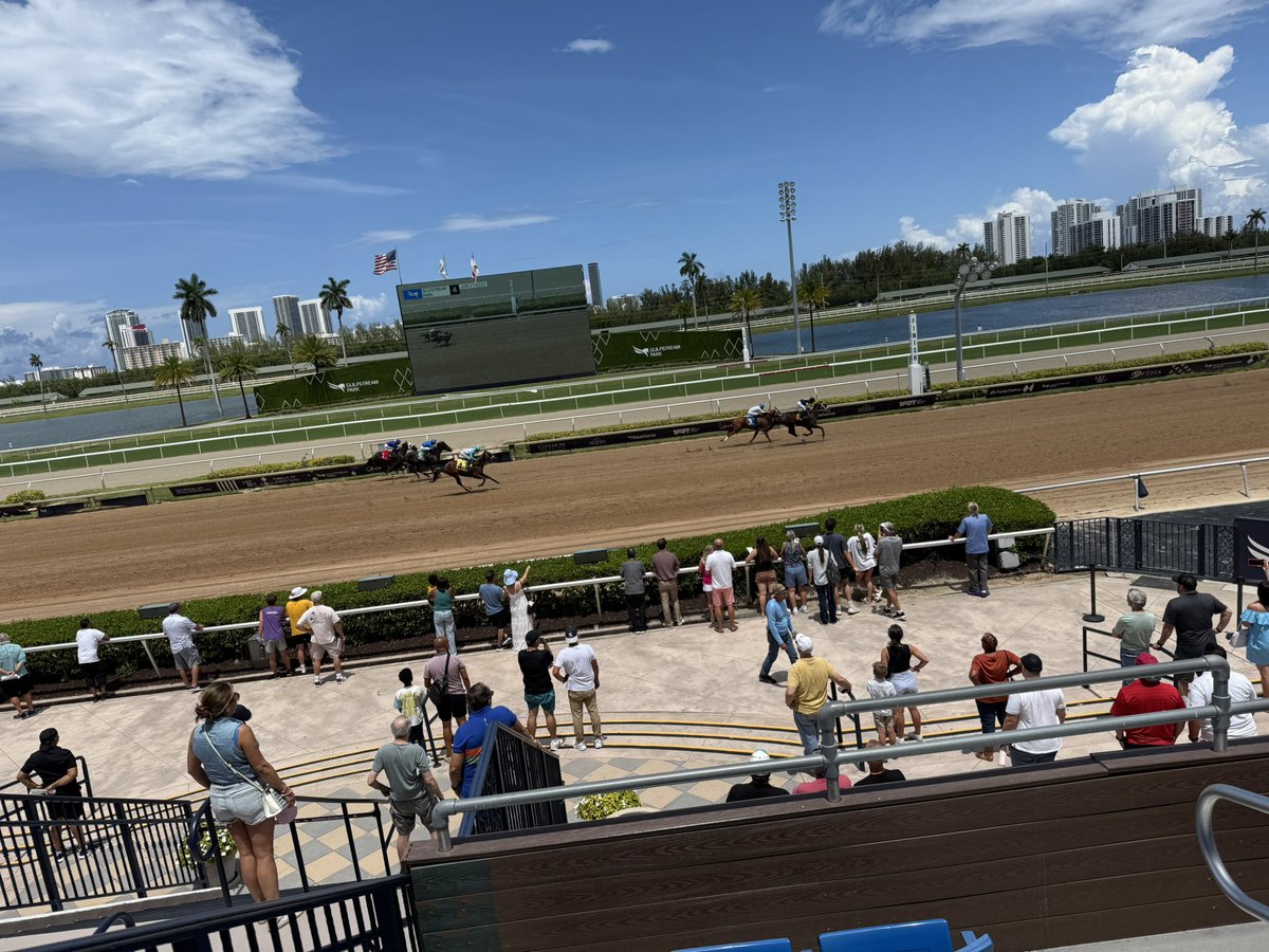 CohensCornerAZ's tweet image. Could I really make a trip to Florida and not see the horse track? #GulfstreamPark