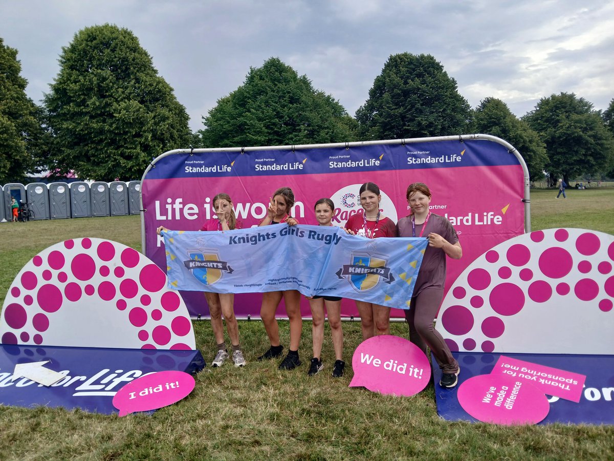 Knights Rugby (@rugbyknights) on Twitter photo Our amazing Knights girls took on the Pretty Muddy 5k obstacle Race for Life this weekend and absolutely smashed it - all in support of <a href="/CR_UK/">Cancer Research UK</a> ๐
Through mud, water and lots of obstacles these young warriors showed true teamwork, determination and a whole lot of heart #proud๐๐ Our amazing Knights girls took on the Pretty Muddy 5k obstacle Race for Life this weekend and absolutely smashed it - all in support of <a href="/CR_UK/">Cancer Research UK</a> ๐
Through mud, water and lots of obstacles these young warriors showed true teamwork, determination and a whole lot of heart #proud๐๐
