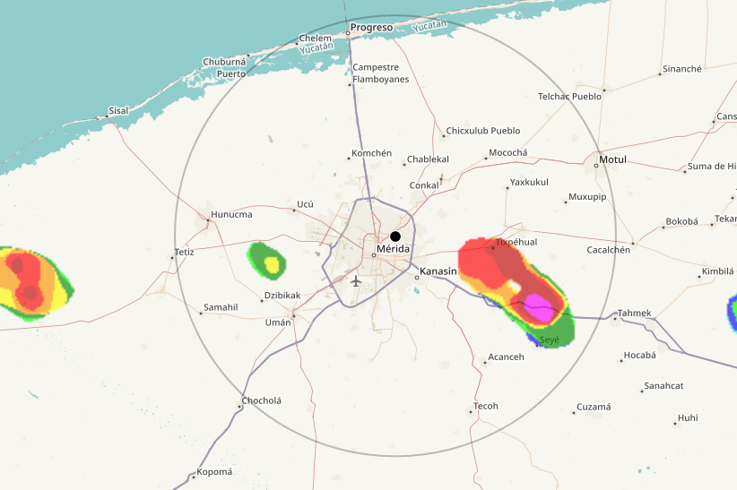 Meteorología Yucatán tweet media