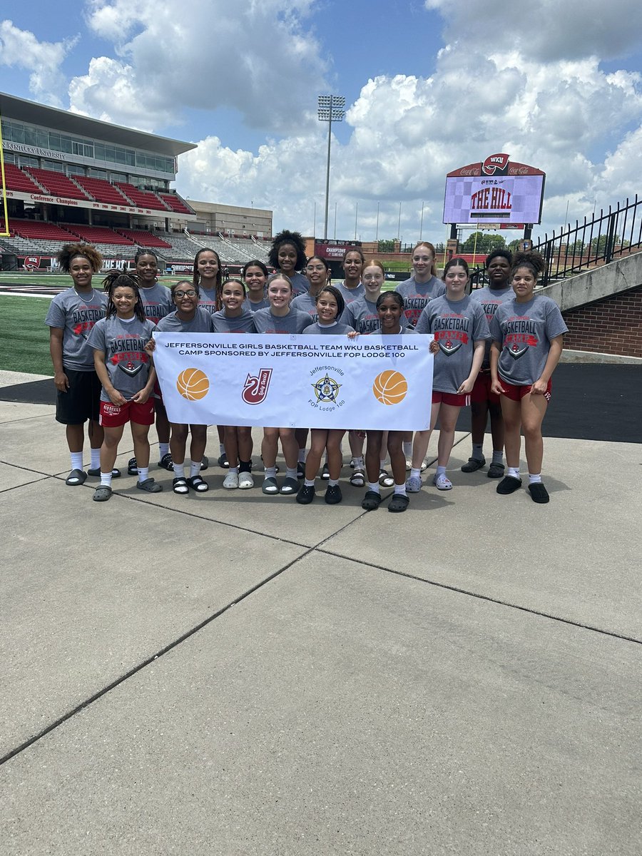 JHSGBB (@jhs_gbb) on Twitter photo WKU CAMP 🏀
The girls enjoyed the last few days at WKU. Varsity finished 6-0, JV finished 3-2! We are so proud of the growth the girls had this summer and can’t wait to see what’s in store for the season! ❤️
<a href="/LadyTopperHoops/">WKU Women’s Basketball</a> WKU CAMP 🏀
The girls enjoyed the last few days at WKU. Varsity finished 6-0, JV finished 3-2! We are so proud of the growth the girls had this summer and can’t wait to see what’s in store for the season! ❤️
<a href="/LadyTopperHoops/">WKU Women’s Basketball</a>