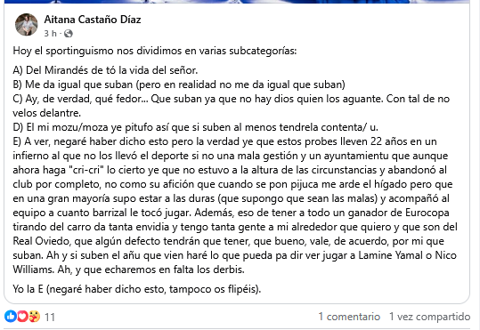 gerclouds's tweet photo. Esto que dice Aitana es totalmente así. Y yo también soy un E. Mucha suerte a los vecinos. https://t.co/Im1oFrhvWe