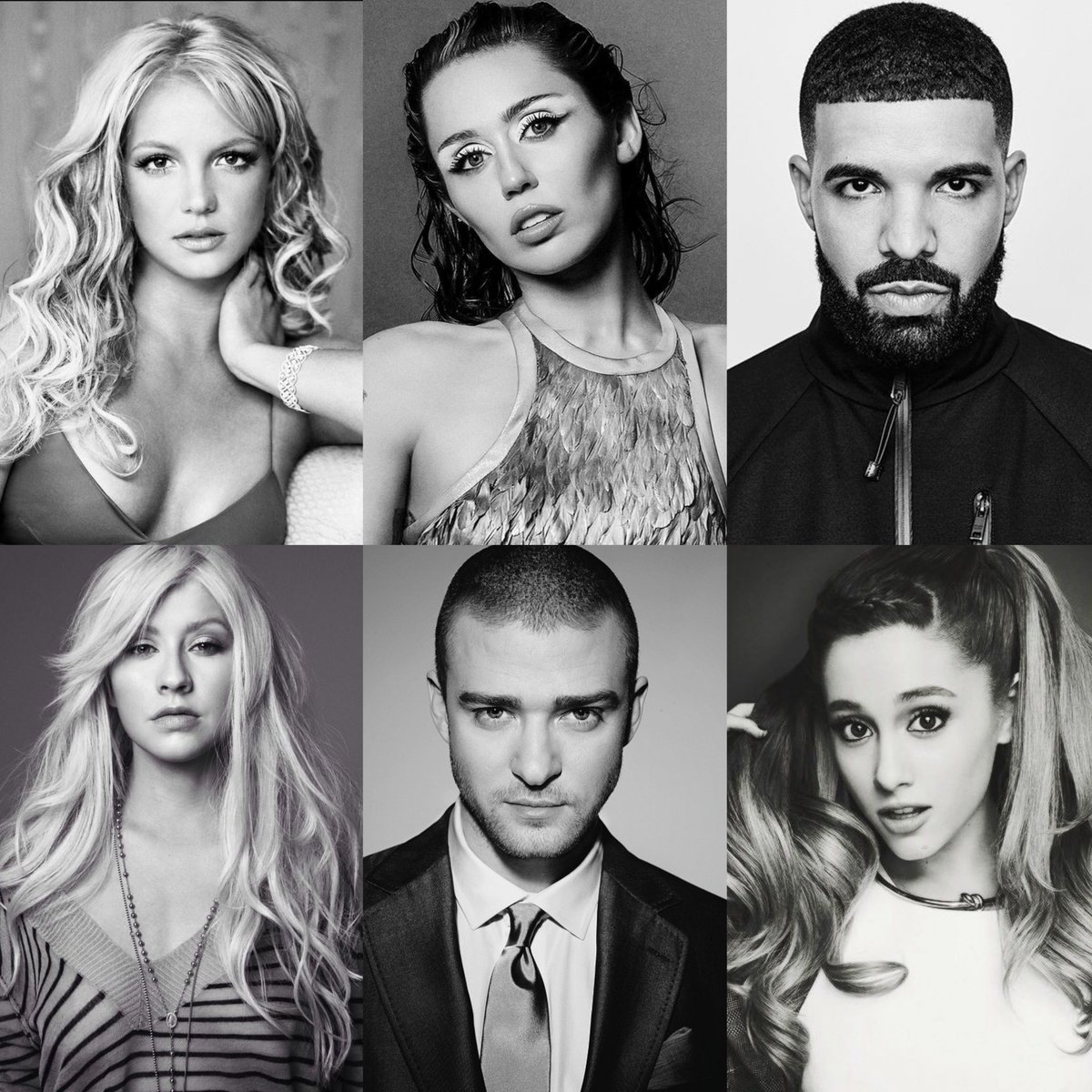 Ex-acts with the most albums surpassing 2.5 million pure sales:

Britney Spears — 6
Miley Cyrus — 5
Drake — 4
Christina Aguilera — 3
Justin Timberlake — 3
Ariana Grande — 0