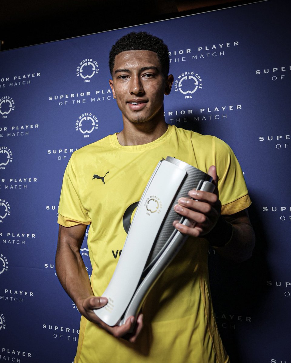 Jobe Bellingham was named the Player of the Match in his first-ever start for Dortmund 👏