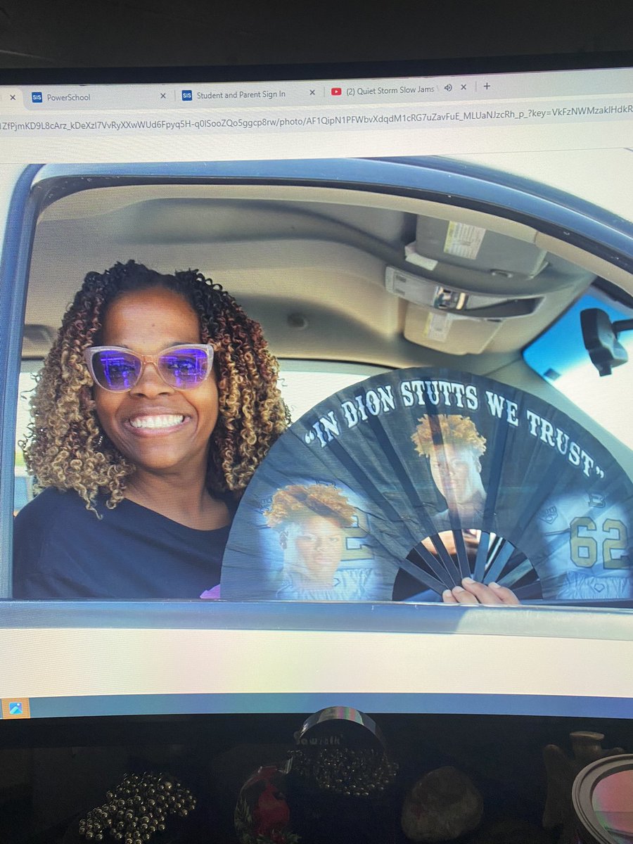 Someone just saw this in the store at MUS and shared it with me. Everyday this is little brother dressing at school. And someone got me a fan with Dion on it. Dion is still living on! #LLDS