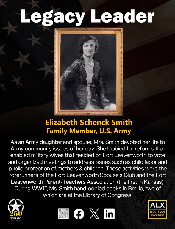Issues evolve but Families remain to #ArmyReadiness. 

Today's #LegacyLeader made contributions that are still impacting the Army community today.
Read her story ➡️ cgsc.contentdm.oclc.org/digital/collec…

#Army250 | #ThisWellDefend