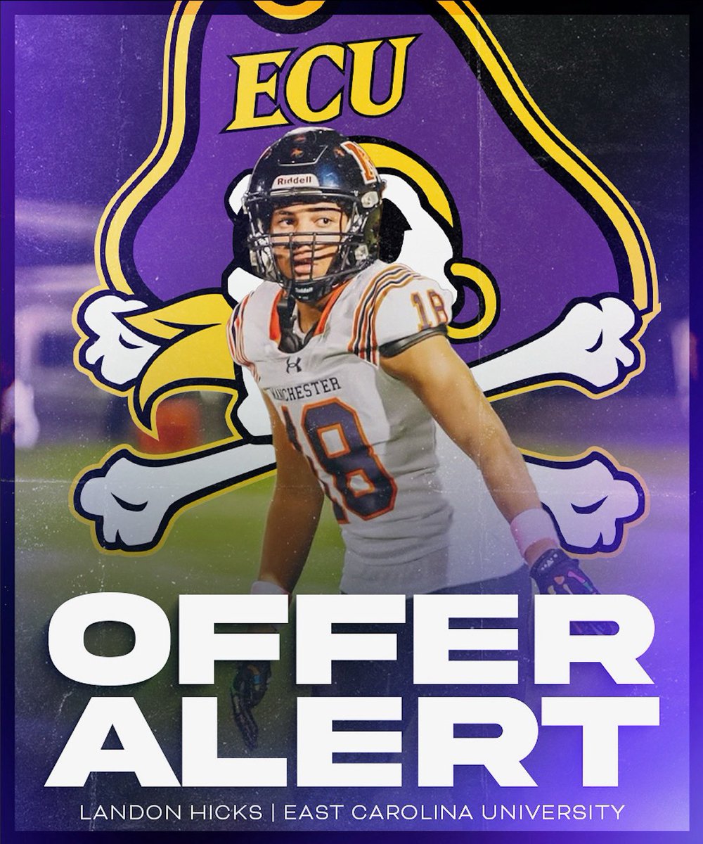 Slideville (@nganetwork) on Twitter photo 2027 Wr Landon Hicks picks up his second division 1 offer from ECU• Keep proving yourself right kid 📈🚀 <a href="/Landon_Hicks2/">Landon Hicks</a> <a href="/WillVapreps/">Will Vapreps Garlick</a> 2027 Wr Landon Hicks picks up his second division 1 offer from ECU• Keep proving yourself right kid 📈🚀 <a href="/Landon_Hicks2/">Landon Hicks</a> <a href="/WillVapreps/">Will Vapreps Garlick</a>