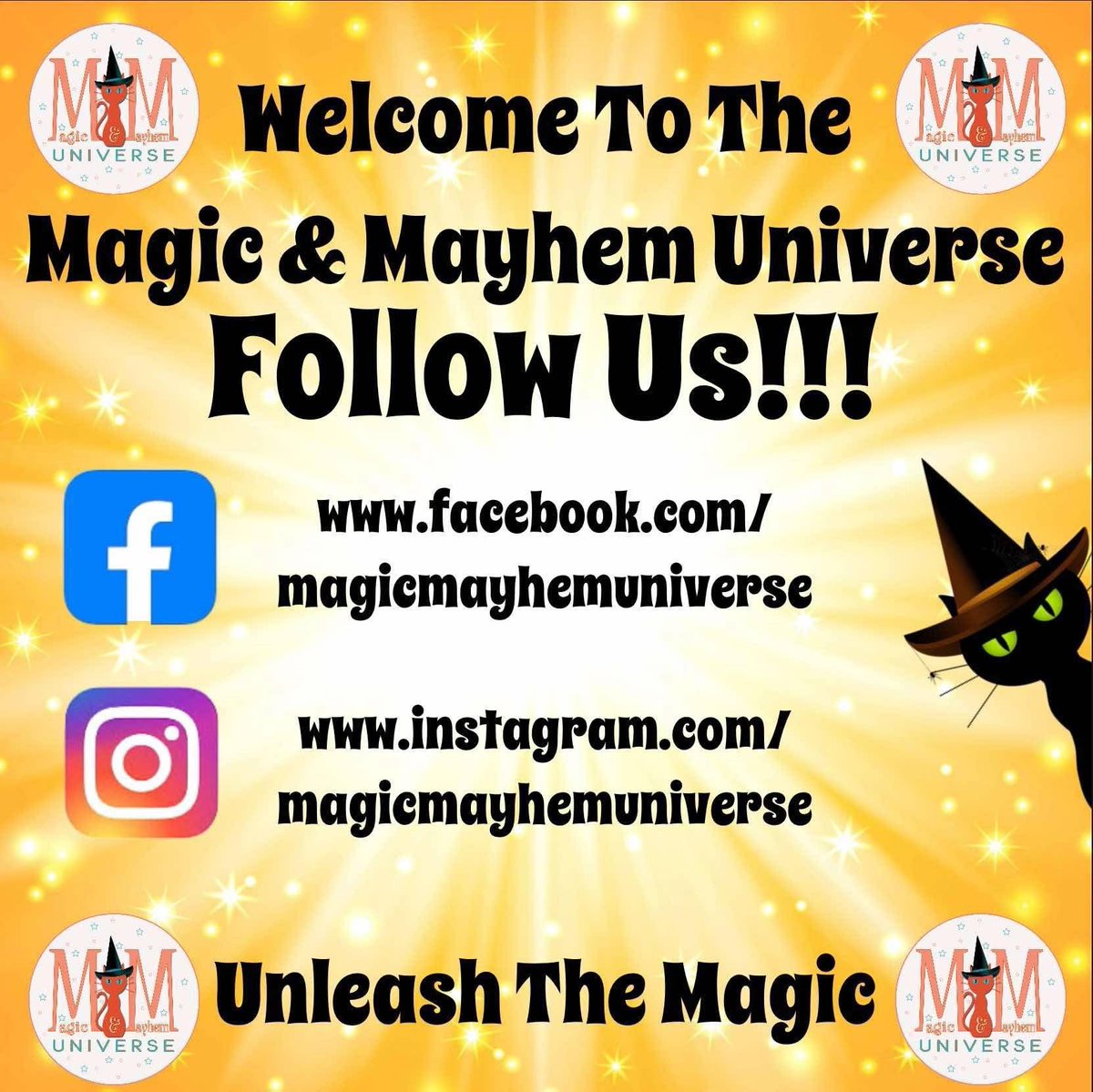 CherieMarks's tweet photo. Follow Magic &amp; Mayhem Universe To Unleash The Magic!
#MagicMayhemUniverse 

https://t.co/wWz6slA6ER

https://t.co/BiMDNkqy2U https://t.co/9KX8jVANtF