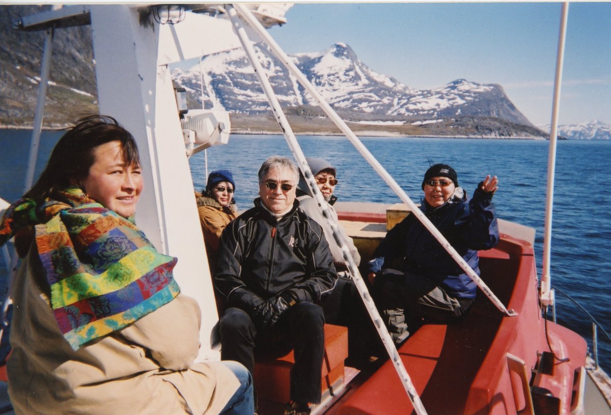 Happy Greenland National Day! In these photos from 2004, ICC leaders visited Kalaallit Nunaat to attend a celebration of 25 years of Home Rule. Today, we celebrate Kalaallit Nunaat's 16 years of self-government! #GreenlandNationalDay