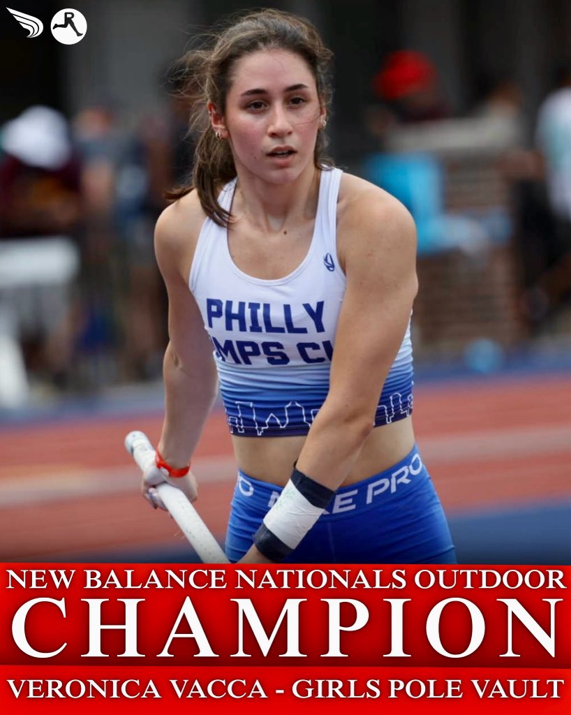 DyeStat (@dyestat) on Twitter photo Next stop: Pole Vault U πΊ
@uwtrack commit Veronica Vaca completes her final high school competition with a meet record clearance of 13-9.25 to win the girls pole vault at #NBNationals. 
πΈ: John Nepolitan Next stop: Pole Vault U πΊ
@uwtrack commit Veronica Vaca completes her final high school competition with a meet record clearance of 13-9.25 to win the girls pole vault at #NBNationals. 
πΈ: John Nepolitan