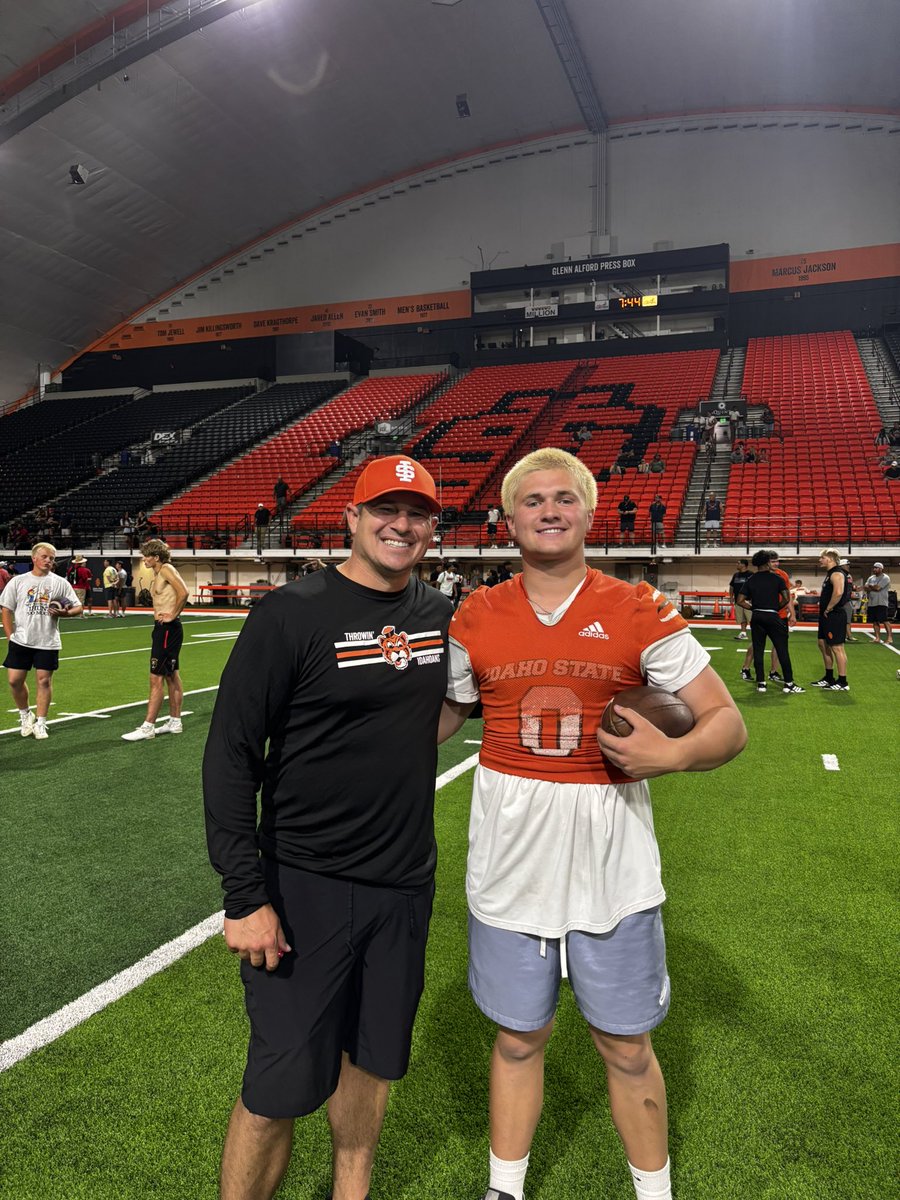 Andrew Hillstead (@a_hillstead) on Twitter photo Big thanks to <a href="/BengalGridiron/">Idaho State Football</a> for hosting such a great camp!
<a href="/CoachRandall_/">Mason Randall</a> <a href="/CodyHawkins/">Cody Hawkins</a> <a href="/FBTimpanogos/">Timpanogos Football</a> <a href="/RockyMtnSlinger/">Rocky Mountain Gunslingers</a> <a href="/AlphaRecruits15/">Will Snowden</a> <a href="/PrepRedzone/">Prep Redzone 🏈</a> <a href="/Andy_Pham1/">Andy</a> Big thanks to <a href="/BengalGridiron/">Idaho State Football</a> for hosting such a great camp!
<a href="/CoachRandall_/">Mason Randall</a> <a href="/CodyHawkins/">Cody Hawkins</a> <a href="/FBTimpanogos/">Timpanogos Football</a> <a href="/RockyMtnSlinger/">Rocky Mountain Gunslingers</a> <a href="/AlphaRecruits15/">Will Snowden</a> <a href="/PrepRedzone/">Prep Redzone 🏈</a> <a href="/Andy_Pham1/">Andy</a>
