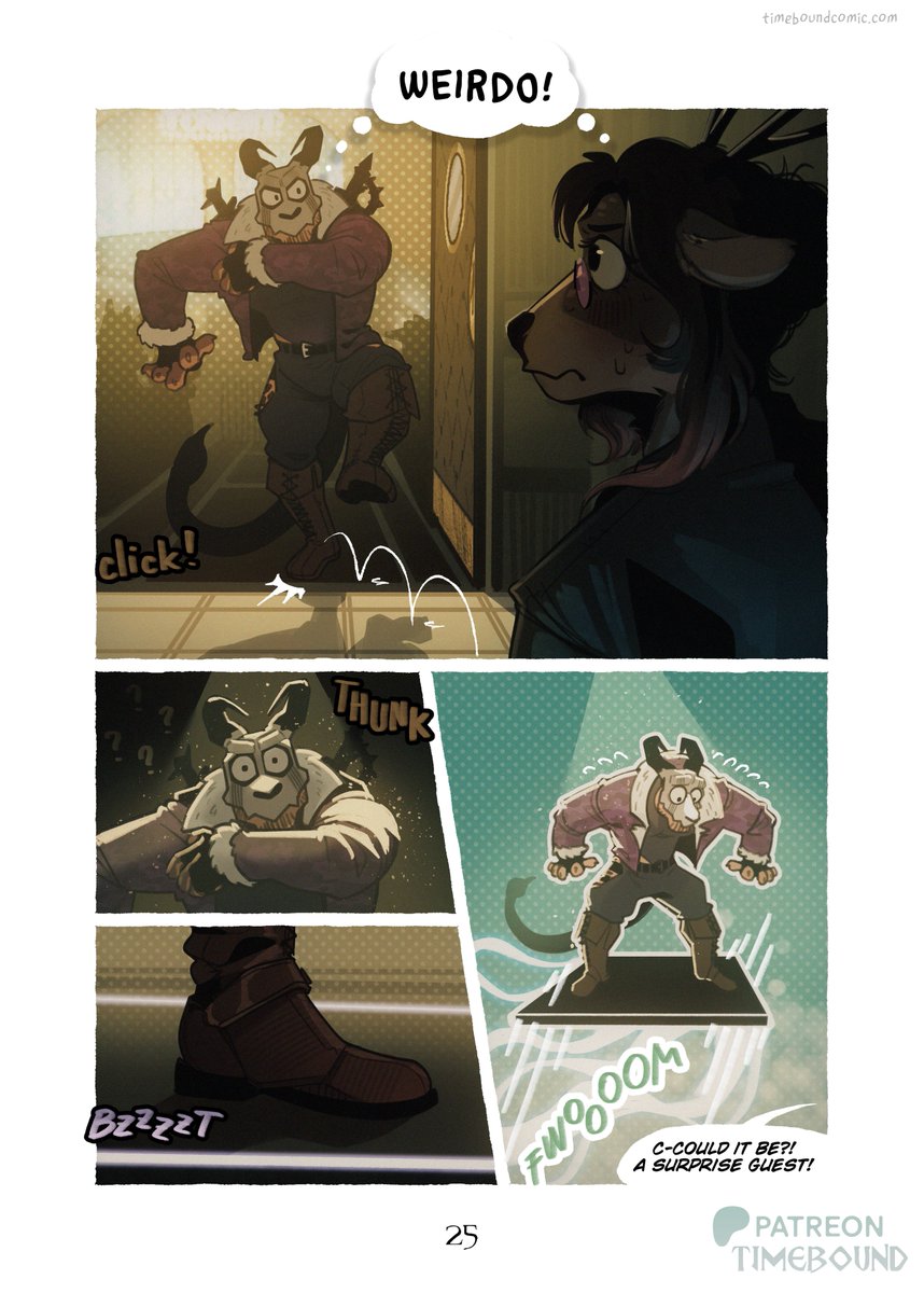 uh oh. (pg25,26) 

more pages in bio!
#Timebound #TimeboundComic 