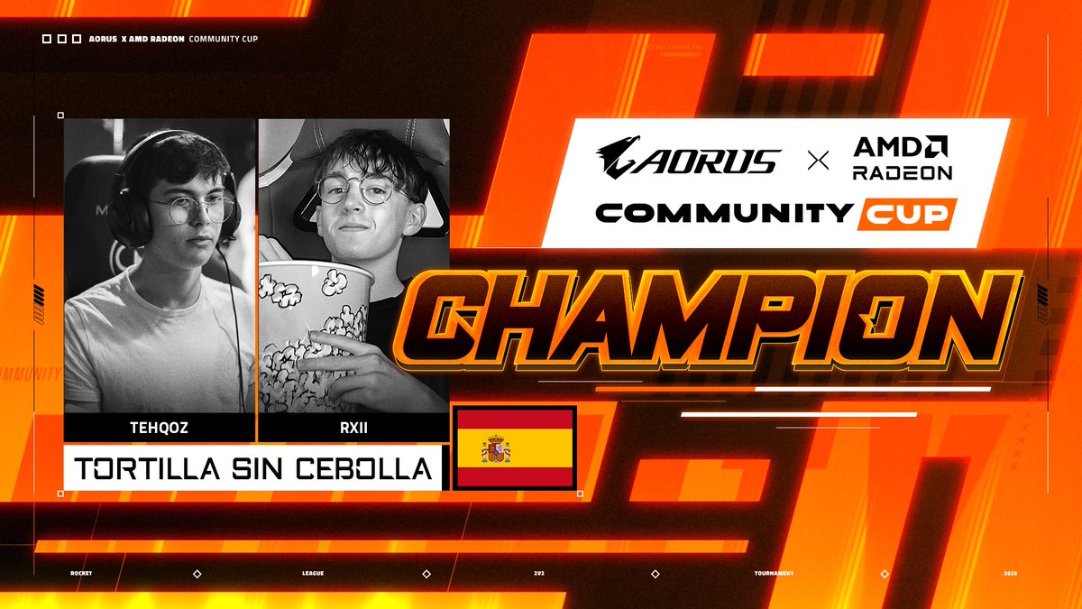 Rocket Baguette (@rocketbaguette) on Twitter photo 🏆 CHAMPIONS <a href="/AORUS_France/">AORUS France</a> × <a href="/AMD_France/">AMD France</a> Community Cup - Tortilla sin cebolla 🇪🇸
🥇 <a href="/RxiiRL/">rxii</a>
🥇 <a href="/TehQoz_RL/">oscar</a>
Le duo espagnol aura roulé sur les playoffs, dont un BACK-TO-BACK SWEEP contre les Néerlandais. 🧹🧹
DOMINATION. 🤐 🔥 🏆 CHAMPIONS <a href="/AORUS_France/">AORUS France</a> × <a href="/AMD_France/">AMD France</a> Community Cup - Tortilla sin cebolla 🇪🇸
🥇 <a href="/RxiiRL/">rxii</a>
🥇 <a href="/TehQoz_RL/">oscar</a>
Le duo espagnol aura roulé sur les playoffs, dont un BACK-TO-BACK SWEEP contre les Néerlandais. 🧹🧹
DOMINATION. 🤐 🔥