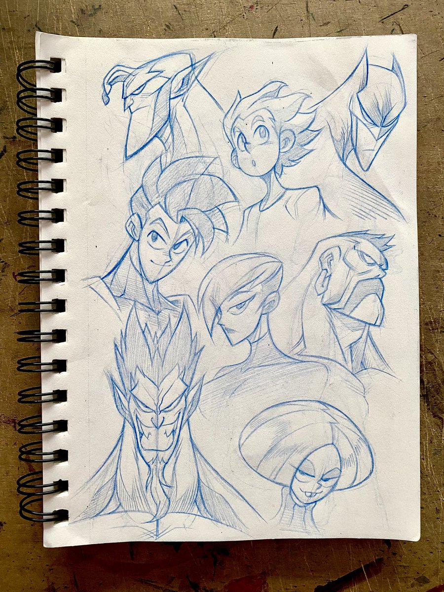 colorreaper's tweet image. Daily Doodles #27
Blue graphite 😋
#sketchbook #characterdesign