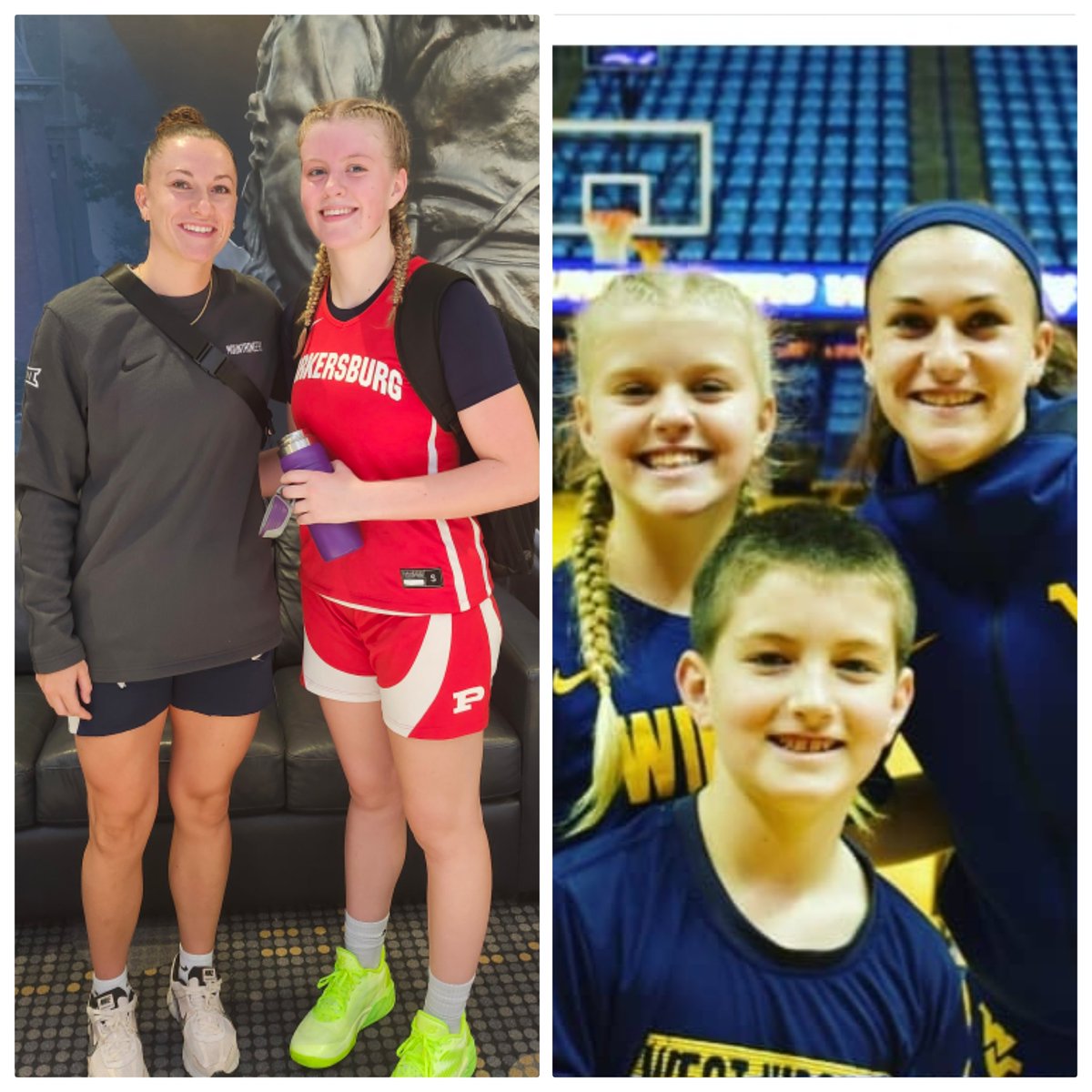 Had an awesome weekend with <a href="/BigRedsGBB/">The Parkersburg Big Reds GBB</a> at <a href="/WVUWBB/">WVU Women's Basketball</a> team camp, and got to play in front of one of my favorite Mountaineers <a href="/KatrinaPardee/">Katrina</a> 🙌🏻
