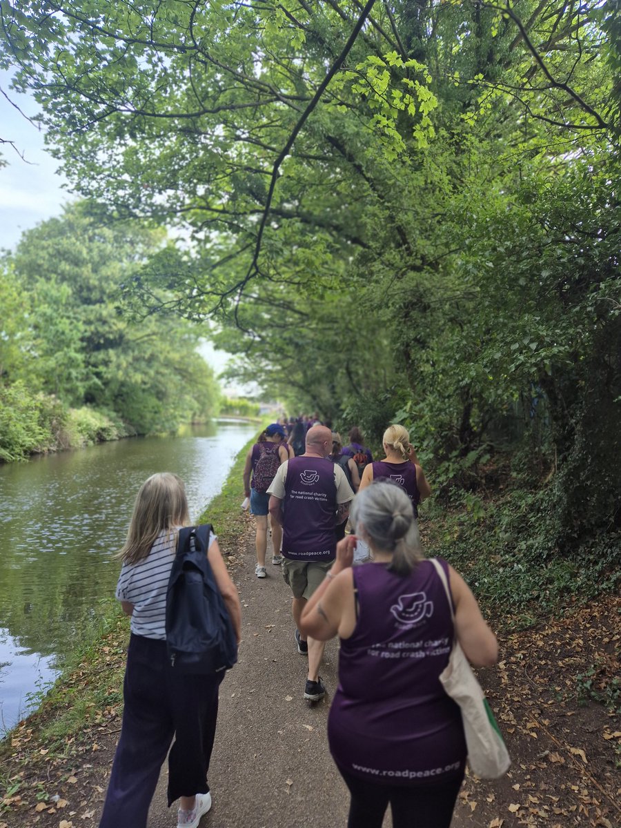 Such a special day with our <a href="/RoadPeace/">RoadPeace</a> West Midlands and West Mercia family, <a href="/CFGmorethanlaw/">CFG - more than law</a> and <a href="/inthebullring/">St. Martin's Bham</a>.

Our 4th annual walk and talk for families bereaved through road death. So proud of our group smashing 7 miles on a hot day. 

Love them all so much. 💜
